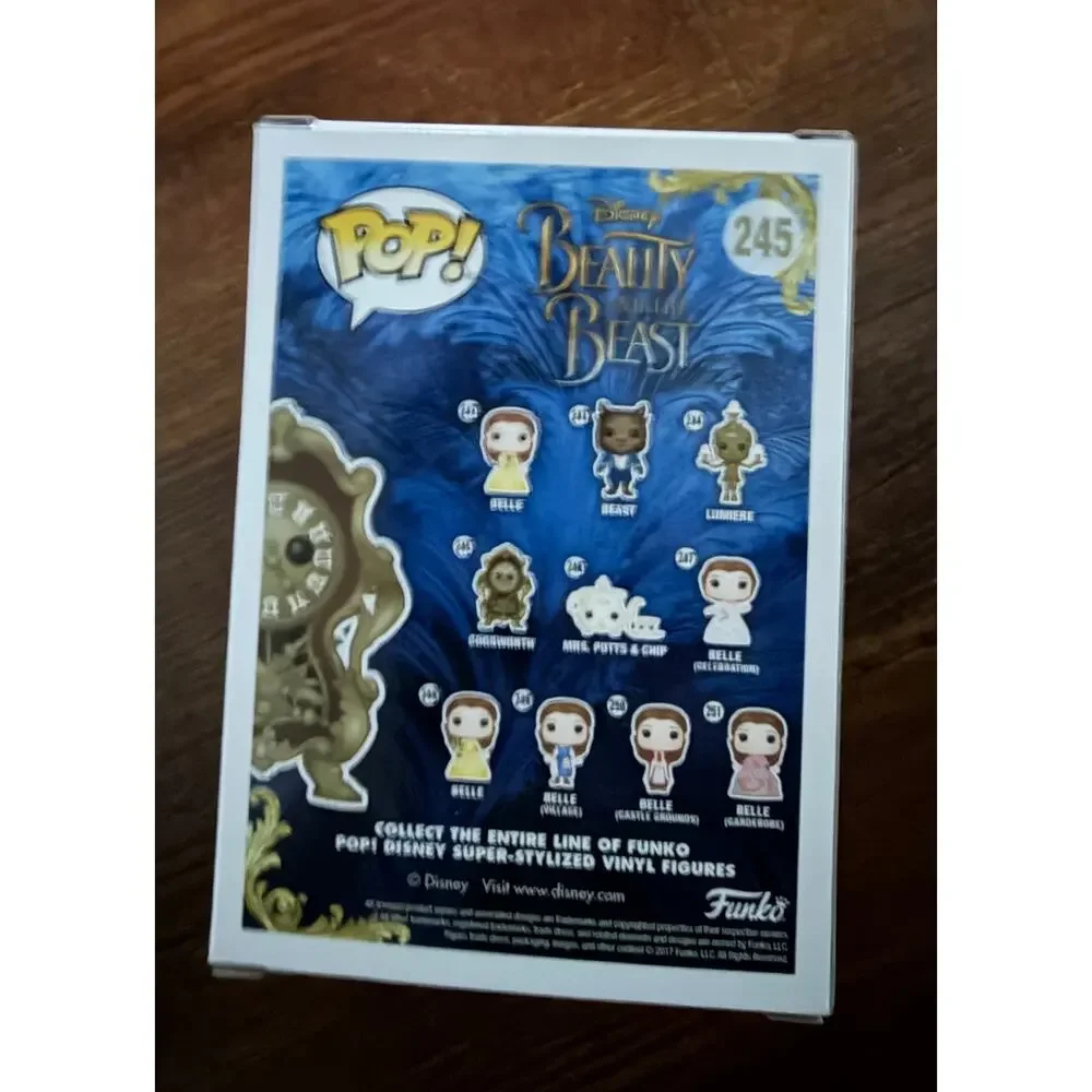 Funko POP! COGSWORTH 245 from Beauty & the Beast NEW